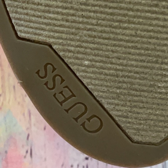 NWT GUESS SLINGBACK HEEL ELASTIC STRAP BACK SZ 9 - Picture 6 of 8